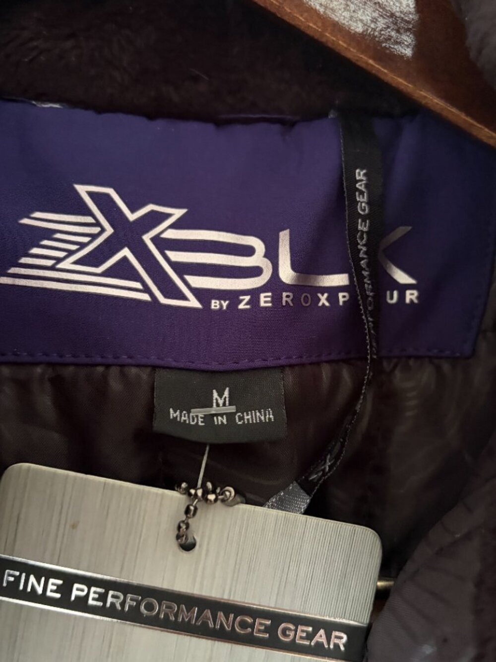 ZeroXposur Coat Size Medium Purple Hooded. NWT Belted - Picture 8 of 13